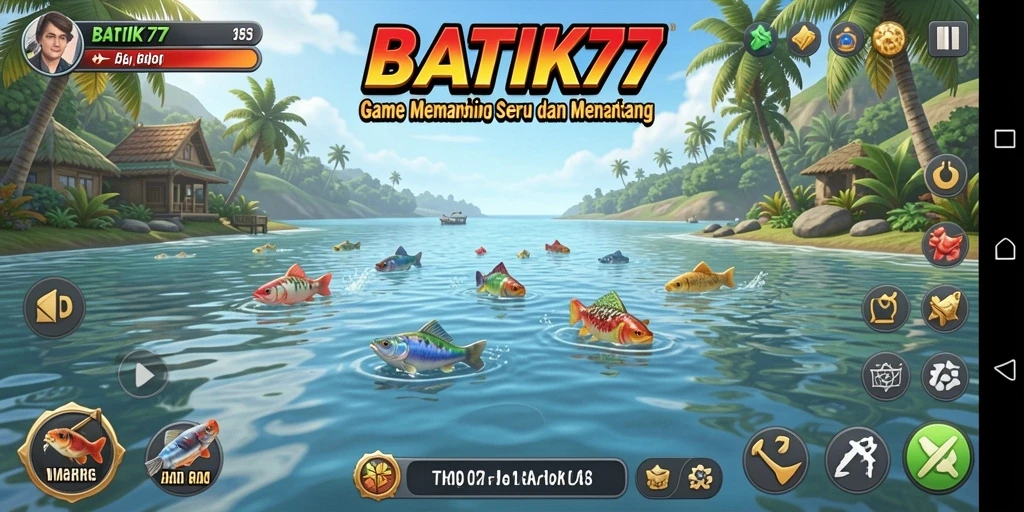 Tangkapan ikan yang spektakuler dalam gameplay BATIK77.
