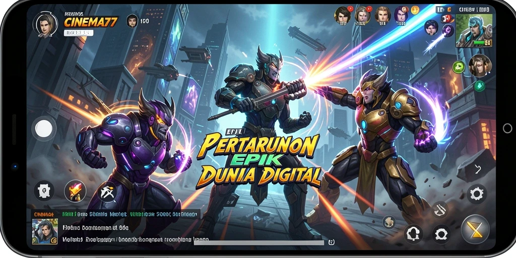 Tampilan pertarungan yang mendebarkan di CINEMA77.
