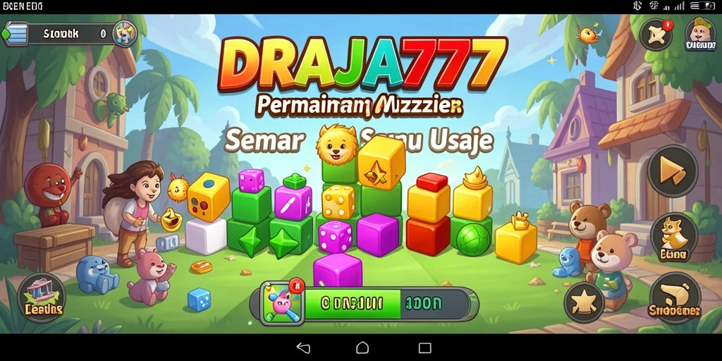 Screenshot gameplay DRAJA777 menampilkan tantangan puzzle yang mengasyikkan.