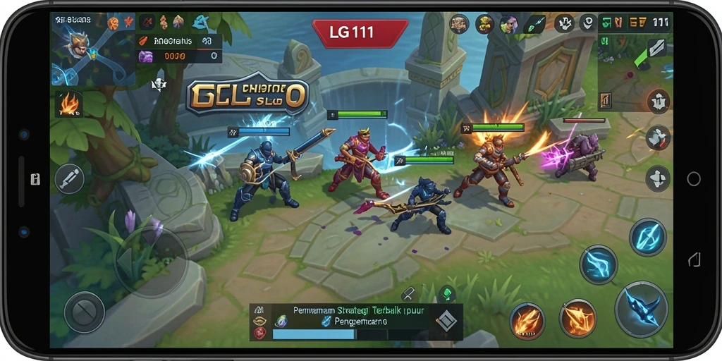 Tampilan gameplay menarik dari LG111 dengan strategi yang menawan.