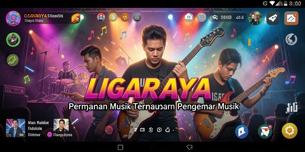 Tampilan gameplay LIGARAYA yang menarik dan interaktif.
