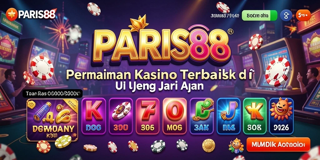 Gambaran menarik gameplay Kasino di PARIS88.