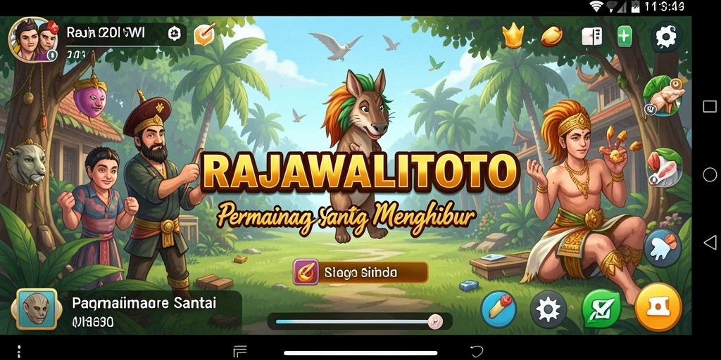 Tampilan gameplay menyenangkan RAJAWALITOTO dengan berbagai tantangan.
