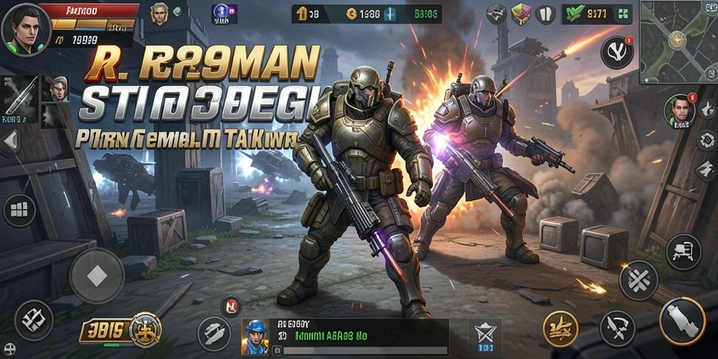 Tampilan gameplay RR999 yang menegangkan dan strategis.