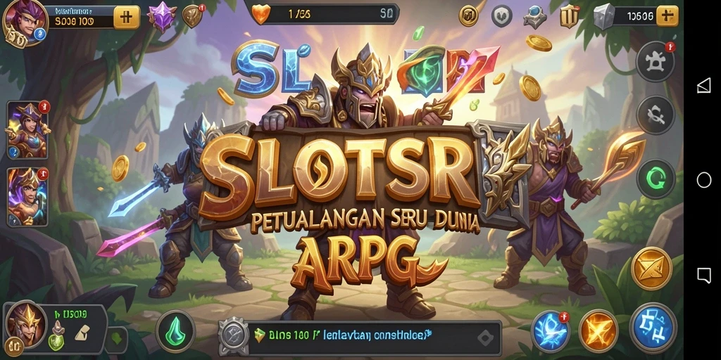 Tampilan gameplay ARPG SLOTSRI yang mendebarkan dan penuh aksi.