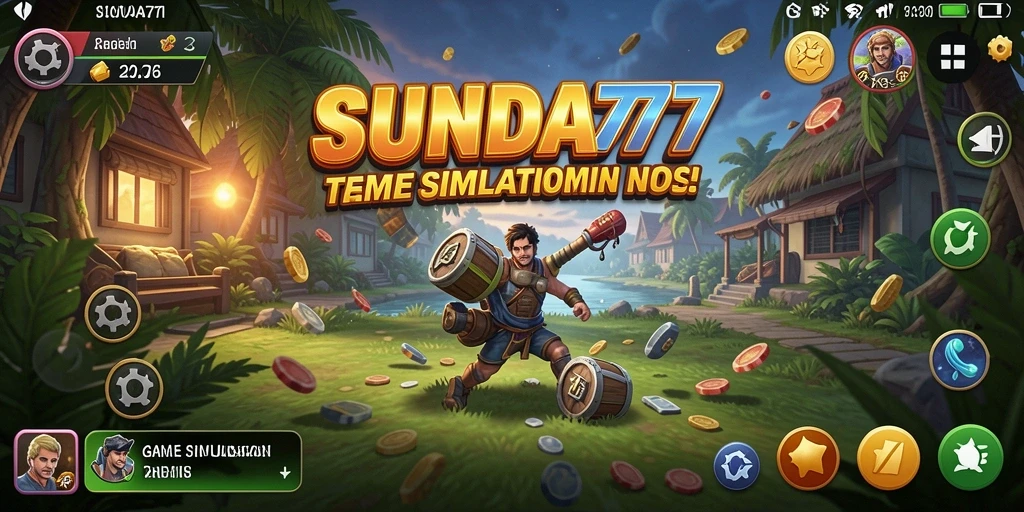 Tampilan gameplay seru dan interaktif di SUNDA777.